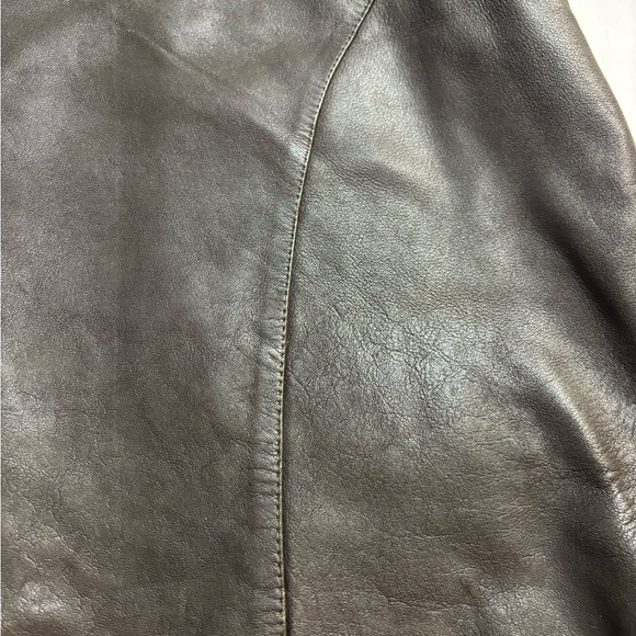 Vintage Phase 2 Brown Leather Vest Men’s Big and Tall 2X - Picture 6 of 13